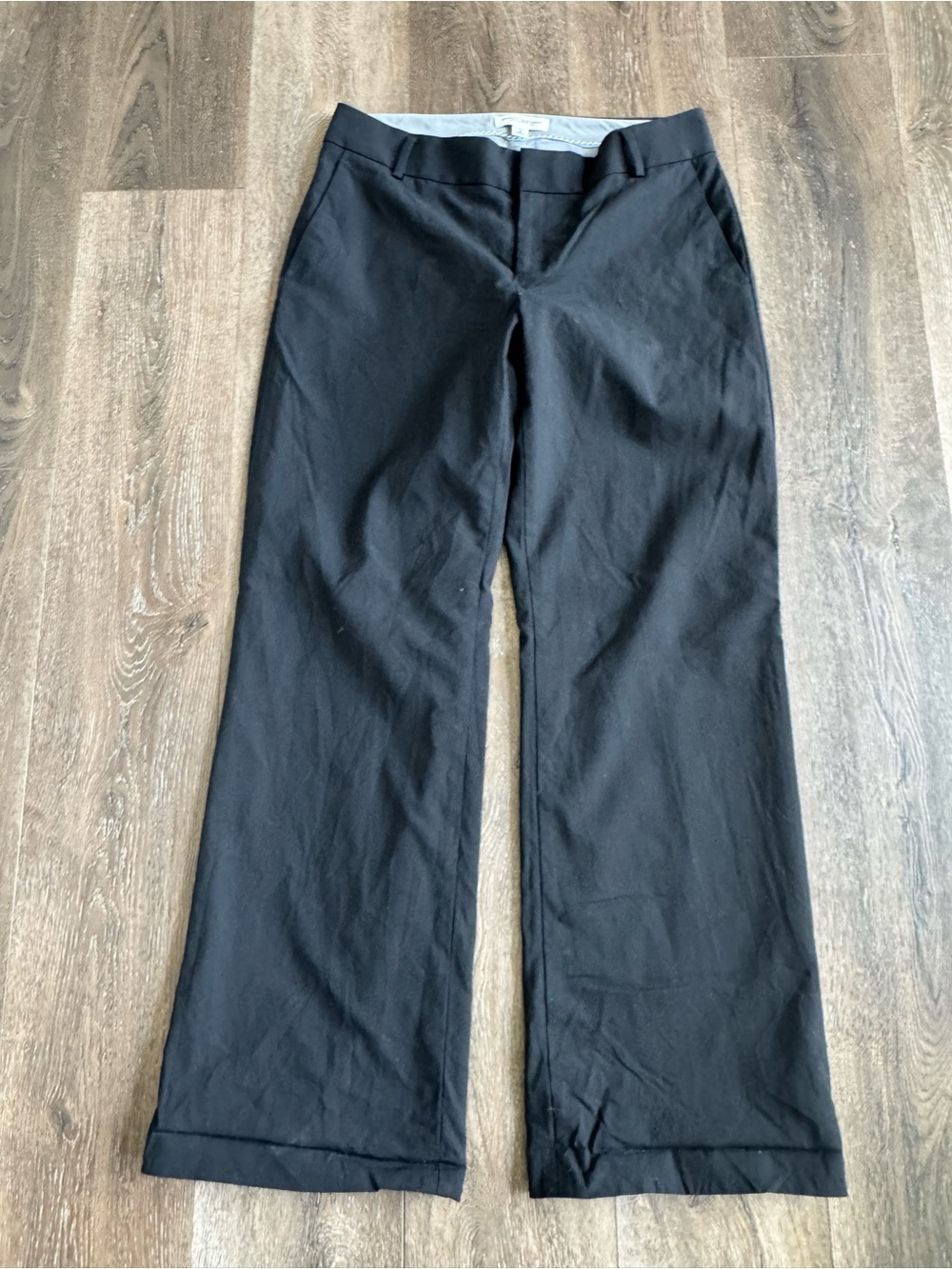 Banana Republic Black Wool Dress Pants The Martin Size 10